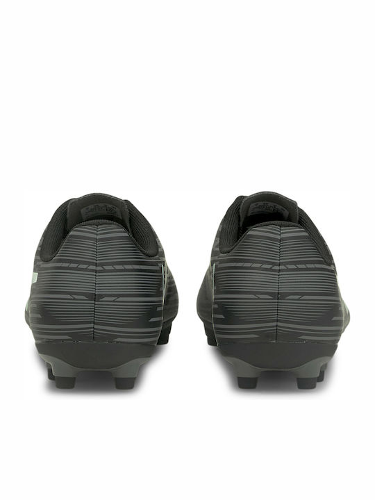 PUMA Rapido III Football Shoes with Cleats Black / White / Castlerock
