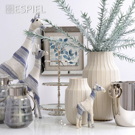 Espiel Inox Dessert Tower Stand with 3 Tiers Silver Ø28cm