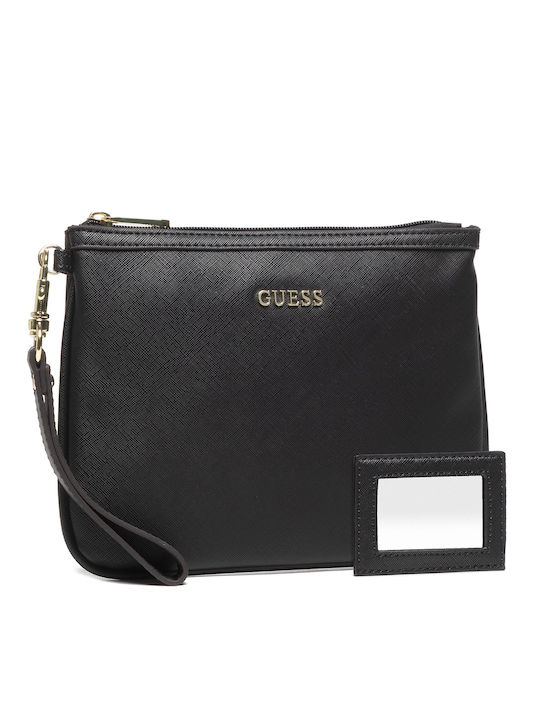 Toiletry Bag Vanille Flat in Black color 25cm
