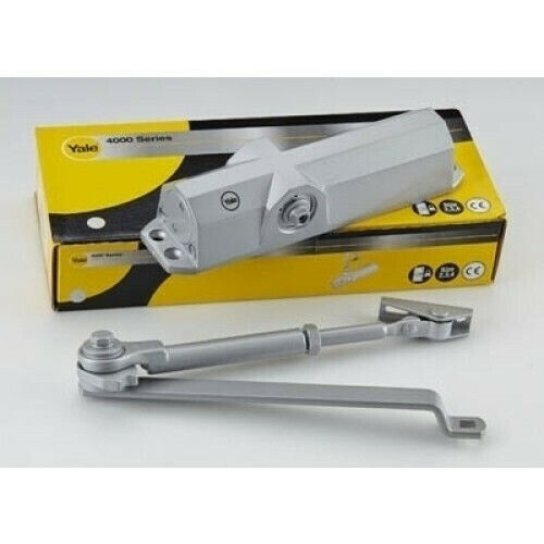 Yale Door Return Mechanism for Doors up to 110cm and 80kg Silver