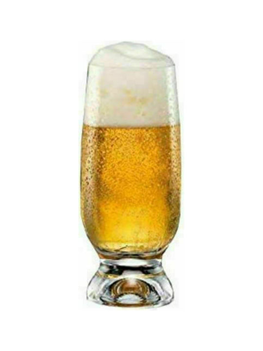 Bohemia Gina Set of Glasses Beer, μπίρας made of Crystal 350ml 6pcs