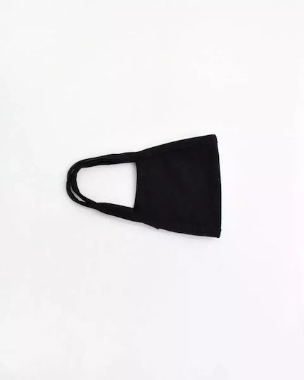 Pennie Freedom Cotton Mask with Double Fabric & Trim 18x11cm Protective Mask Fabric Black 420127-12 1pcs