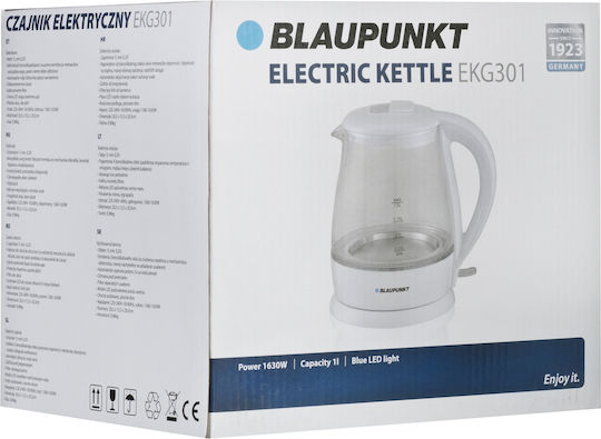 Blaupunkt 15-EKG301 Βραστήρας 1lt 1630W Λευκός