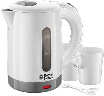 Russell Hobbs Електрическа Кана За Пътуване 850ml 1000W Бял