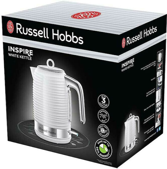Russell Hobbs Βραστήρας 1.7lt 2400W Λευκός