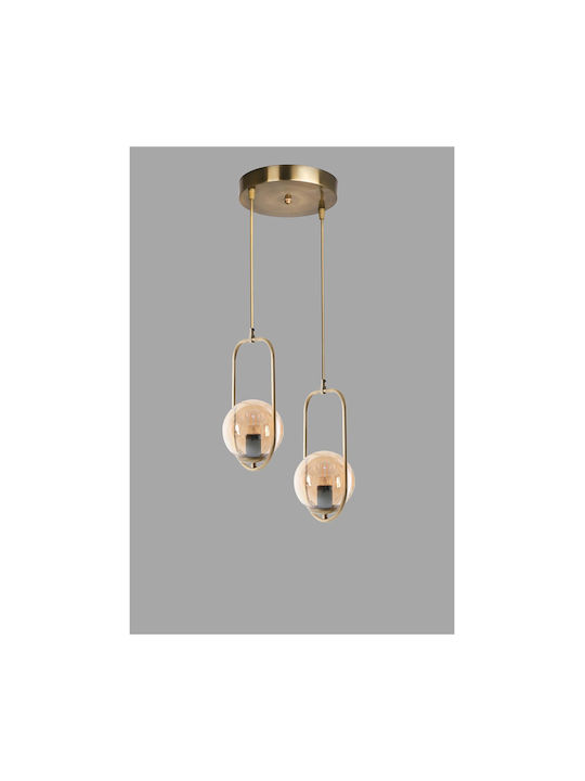 Ahu Pendant Light Two-Light for Socket E27 Transparent