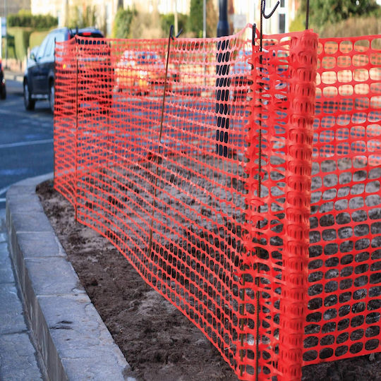 Grasher Barrier Net in Orange Colour 1m x 100cm