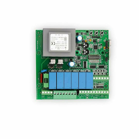 Profelmnet PSR-3114 Garage Door Control Panel Single-Phase (220V) 2400W Rolling Automation for Double Opening Door with Motor up to 2400Watt 433.92MHz