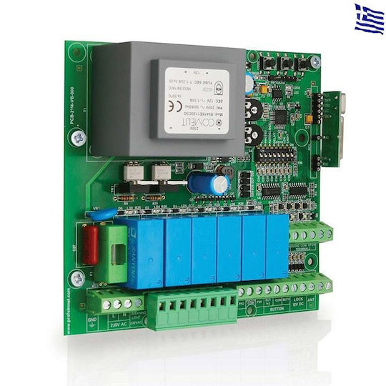 Profelmnet PSR-3114 Garage Door Control Panel Single-Phase (220V) 2400W Rolling Automation for Double Opening Door with Motor up to 2400Watt 433.92MHz