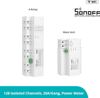 Sonoff Smart Stackable Power Meter Elektrischer Panelmesser SPM-MAIN