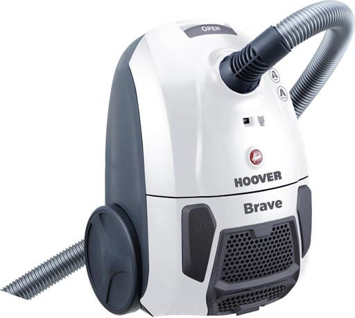 Hoover Brave BV11 011 Ηλεκτρική Σκούπα 700W με Σακούλα 2.3lt Λευκή