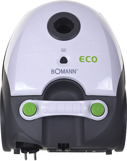 BS 9019 CB Ηλεκτρική Σκούπα 700W με Σακούλα 1lt Λευκή