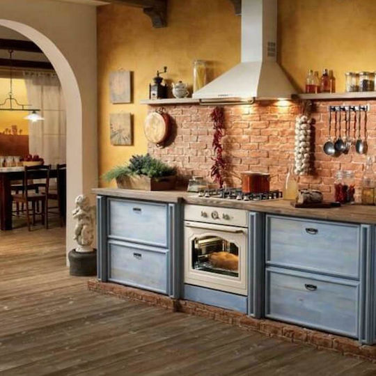 Gorenje Φούρνος άνω Πάγκου 77lt Π59.5εκ. Μπεζ