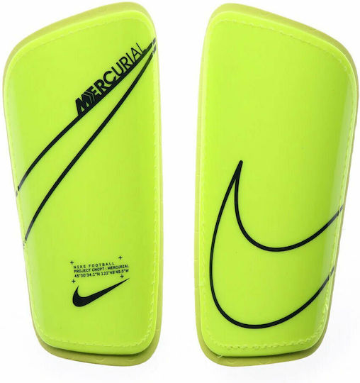 Nike Mercurial Hard Shell Adults Soccer Shin Protectors Yellow SP2128-703