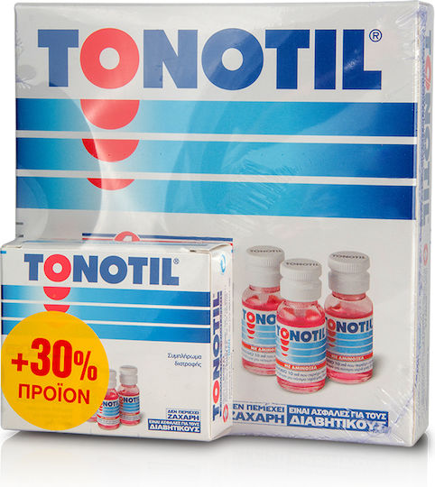 Tonotil 4 Amino Acids Multivitamin 10 Ampoules + 30% product (10+3) for Energy