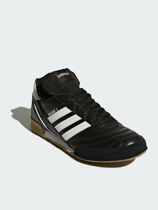 adidas Kaiser 5 Goal Leather Футболни Обувки Зала Черно / Бели Обувки / Няма