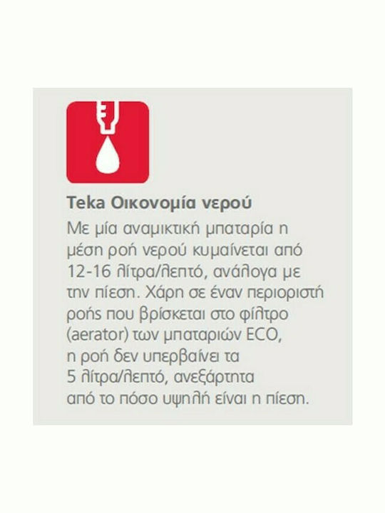 Teka Itaca S Mixing Sink Faucet Silver 673450210