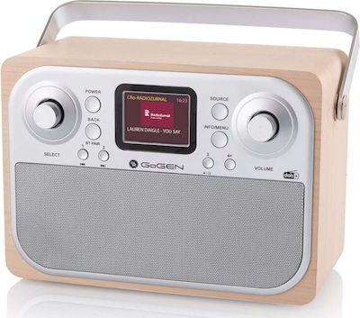 GoGEN GOGDAB700BTCS Radio de masă Cu alimentare la rețea DAB+ cu Bluetooth și USB Maro