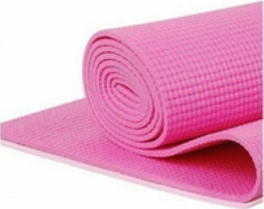 AMILA Στρώμα Γυμναστικής Yoga Ροζ (173x61x0.6cm)