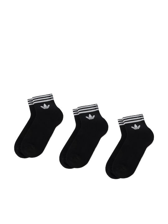 adidas Trefoil Αθλητικές Κάλτσες Μαύρες adidas Trefoil Αθλητικές Κάλτσες Μαύρες