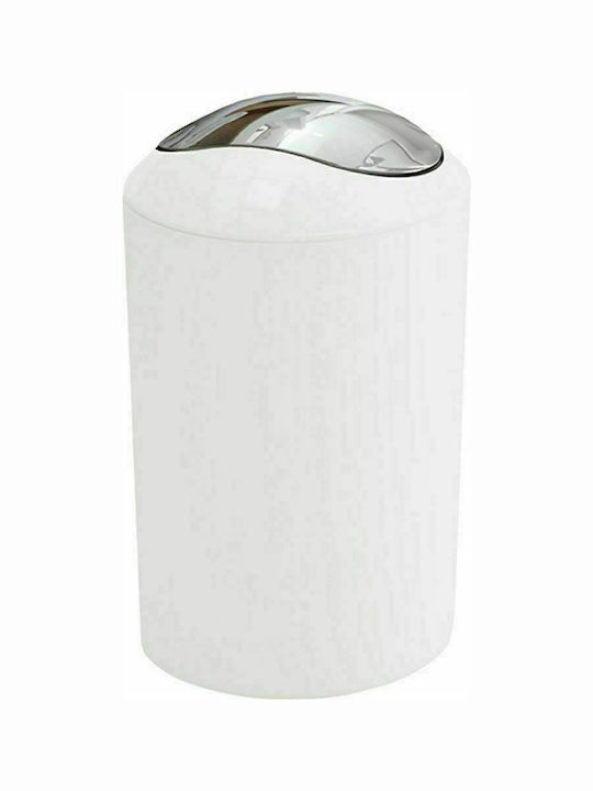 Kleine Wolke Glossy Plastic Toilet Bin 5lt White