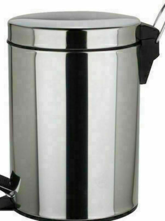 Viosarp FTC001-5L Metallic Toilet Bin 5lt Gray