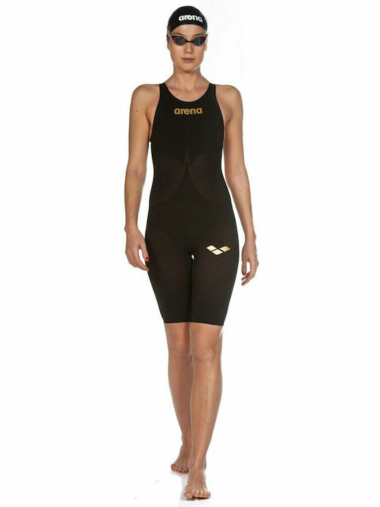 Arena Powerskin Carbon-AIR² Open Back 001128-553 Women's One Piece Competition Swimsuit Black