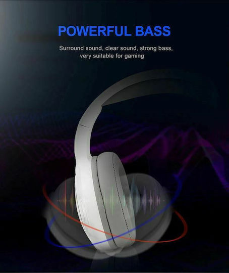 Redragon H270 Mento Over Ear Gaming Headset with Connection 3.5mm / USB White