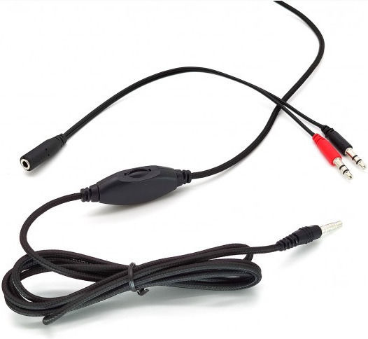 Ezra GE08 Über Ohr Gaming-Headset mit Verbindung 3,5mm Schwarz