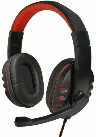 Art Nemezis Über Ohr Gaming-Headset mit Verbindung 3,5mm Schwarz