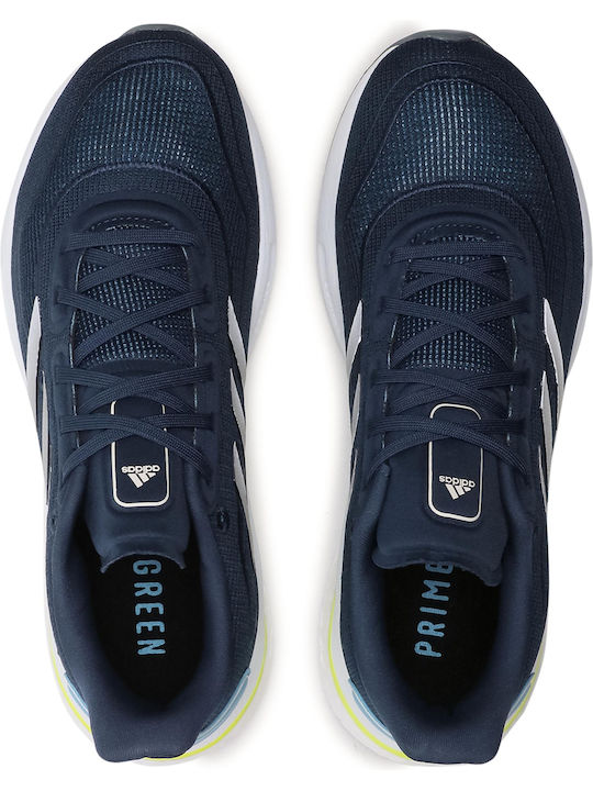 Supernova + Sport Shoes Running Crew Navy / Silver Metallic / Hazy Blue