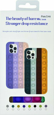 Ancus Pop It Back Cover Σιλικόνης Πολύχρωμο (iPhone 12 mini)