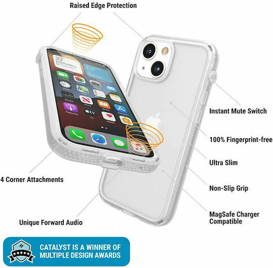 Catalyst Influence Back Cover Πλαστικό με Λουράκι Διάφανο (iPhone 13 mini)