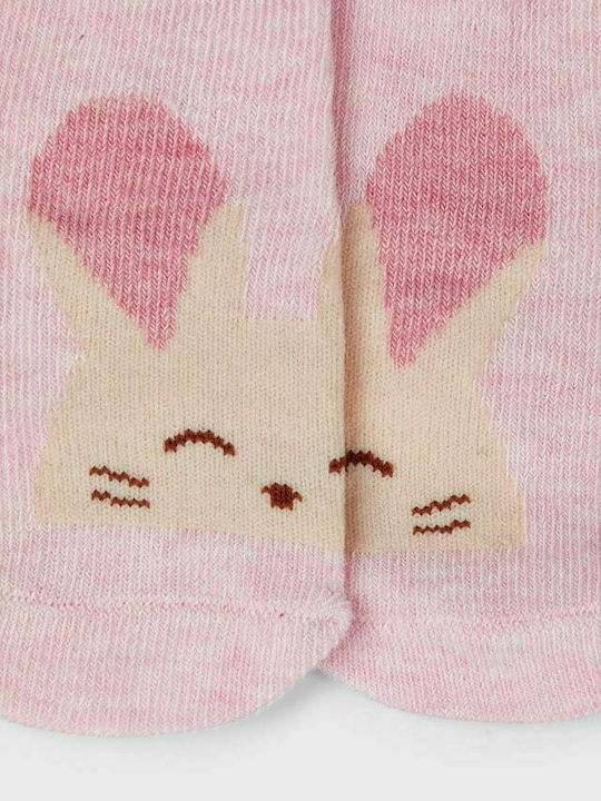 Mayoral Girls Knee-High Non-Slip Socks Pink