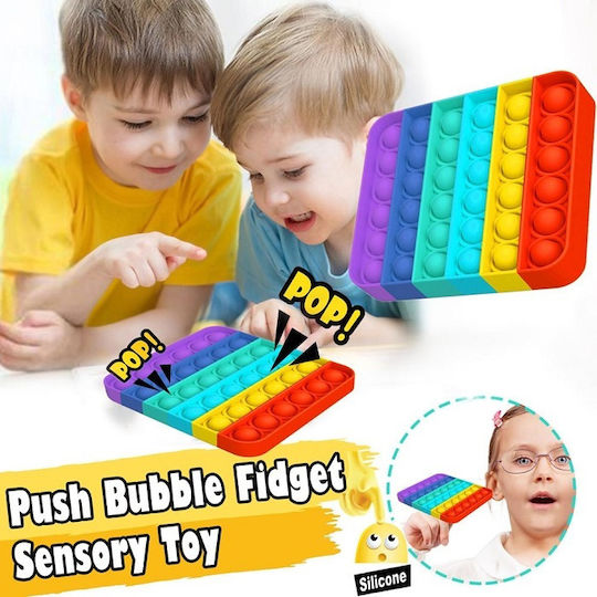 Pop It Fidget Octogonal Din Silicon Violet