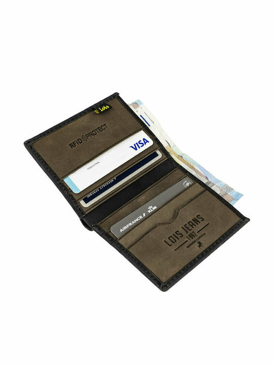 Portofel bărbătesc Clasice cu RFID Negru