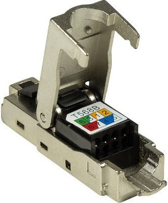 LogiLink Cat.6A Field Shielded Field Plug Σύνδεσμος Καλωδίων 1τμχ MP0044