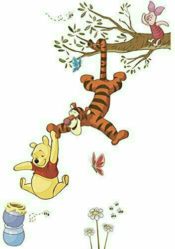 RoomMates Decor Детска стикерна за стена Стена Giant Winnie 39бр