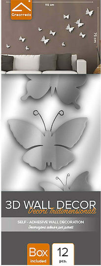 Ango Детска стикерна за стена Стена Watercolour Butterflies M 20бр