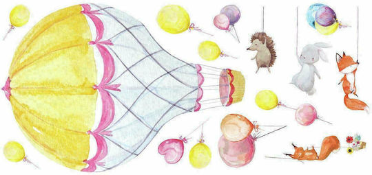 RoomMates Decor Kinder Wandsticker Wand Hot Air Balloon Pals 41x133cm 14Stück