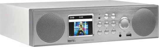 Imperial AV Dabman i450 Επιτραπέζιο Ραδιόφωνο Ρεύματος DAB+ με USB Ασημί