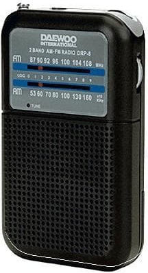 Daewoo DRP-8 Portable Radio Battery Black