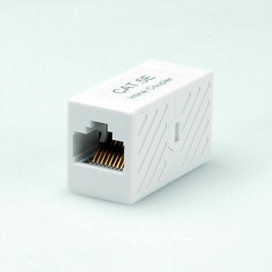 Roline Cat.5e Modular Coupler, UTP White