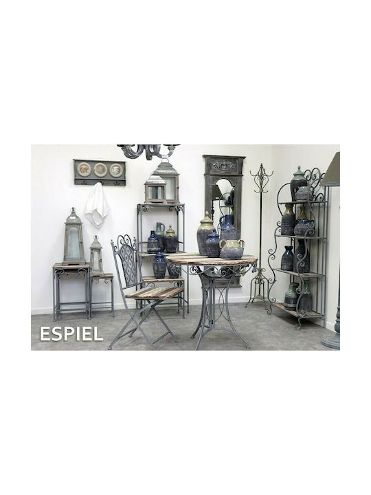 Espiel Decorative Vase Gray 14x17x17cm