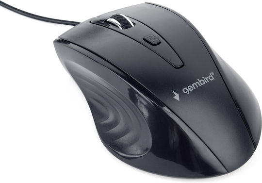 Gembird MUS-4B-02 Ενσύρματο Ποντίκι Μαύρο