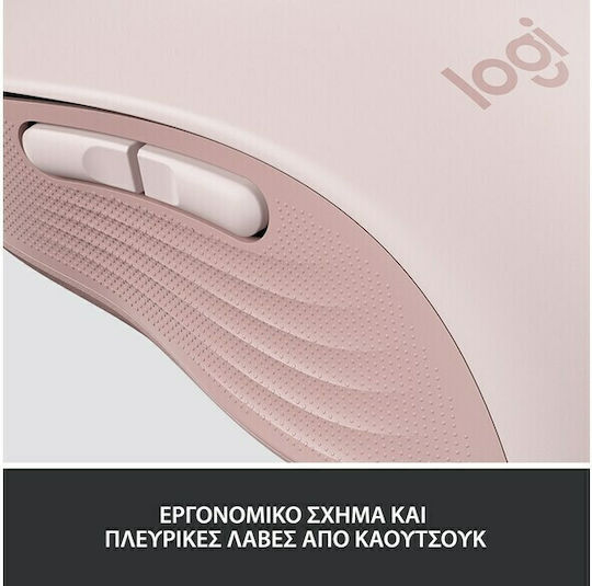 Logitech Signature M650 L Ασύρματο Bluetooth Ποντίκι Rose
