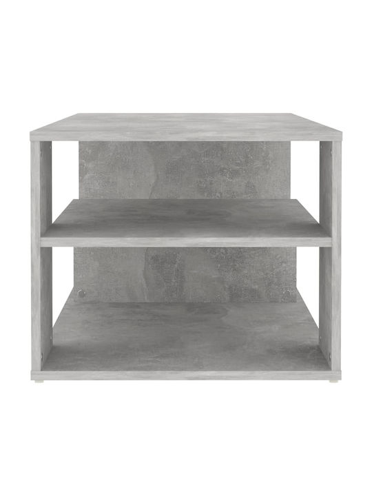 Rectangular Central Wooden Coffee Table Gray M100xL50xH40cm