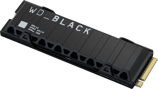 Western Digital Black SN850 SSD 1TB τύπου M.2 με σύνδεση PCI Express 4.0 και Ψύκτρα (PS5 Compatible) WDS100T1XHE