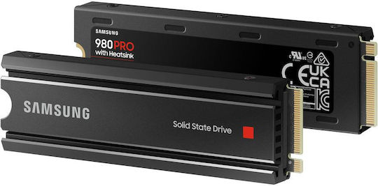 Samsung 980 PRO W/ Heatsink SSD 2TB M.2 NVMe PCI Express 4.0 MZ-V8P2T0CW