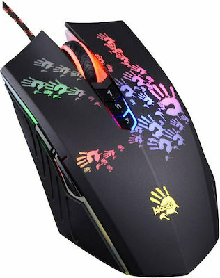 A4Tech Bloody Blazing A60 RGB Gaming Ποντίκι 4000 DPI Μαύρο